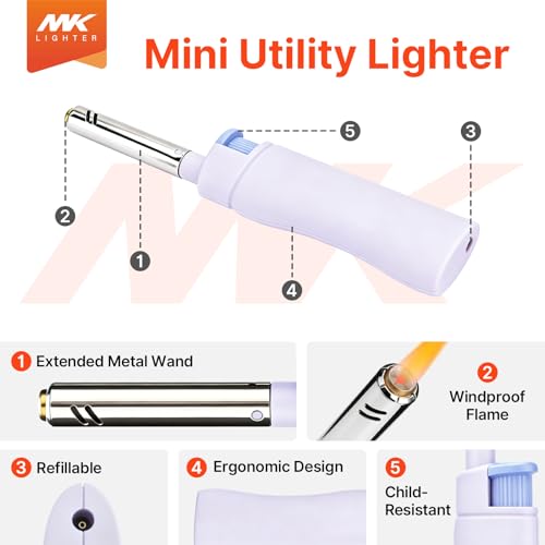 MK Lighter 10pcs. Outdoor Series Candle Lighters, Windproof - Product Imagery