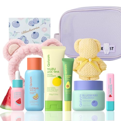 Fruit Skin Care Sets for Teen Girls, 6 Daily Routine Skincare - Product Imagery