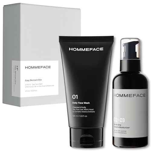 Men s Easy Duo Daily Skincare Set 2ct For Oily Acne Prone - HommeFace Official Imagery - 1