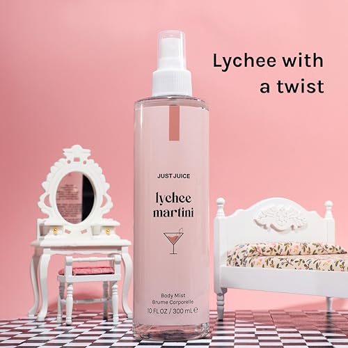 Just Juice Lychee Martini - Lychee, Passion Fruit, and Musk Body - Product Imagery