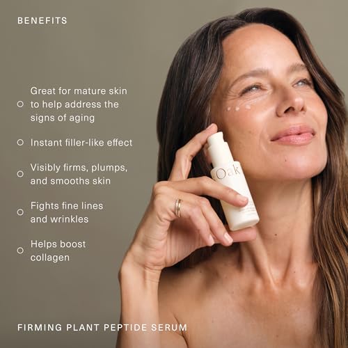 Oak Essentials Firming Plant Peptide Serum, Peptide Face Serum, - Product Imagery