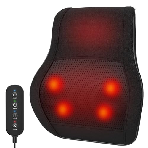 3D Deep Tissue Neck Back Massager Pillow with Heat for Shoulder - Product Imagery