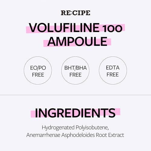 RECIPE Volufiline 100% Ampoule - From France, Sederma - Pure - Product Imagery