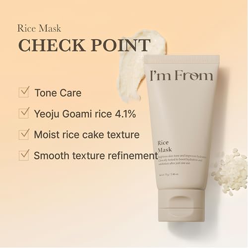 I'm From Rice Mask, Soft Exfoliating Wash-Off Rice Mask, - Product Imagery