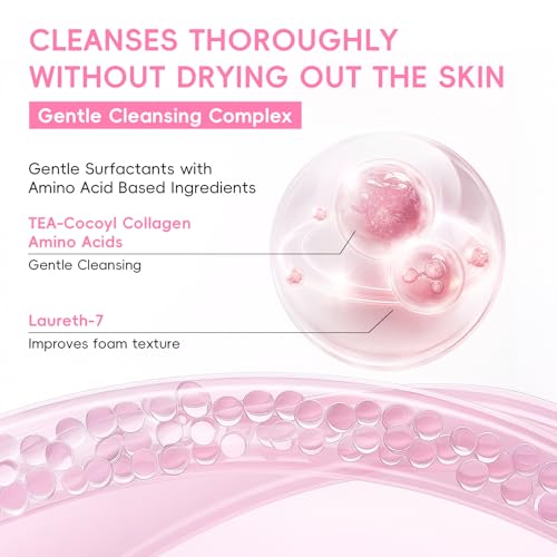 Sakura Collagen Skincare Set - 8-Piece Glass Skin Routine for - Product Imagery