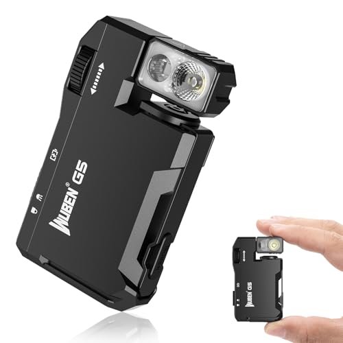 WUBEN G5 Rechargeable EDC Flashlight, Mini Flat Bright Pocket - Product Imagery