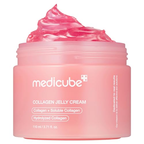 medicube Jelly Cream with Collagen & Niacinamide, 3.71 fl.oz - Product Imagery