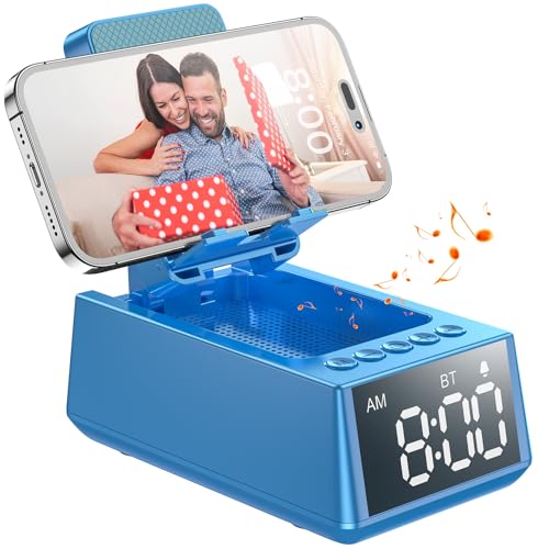 Birthday Gifts for Men Women, Cell Phone Stand Bluetooth Speaker - Product Imagery