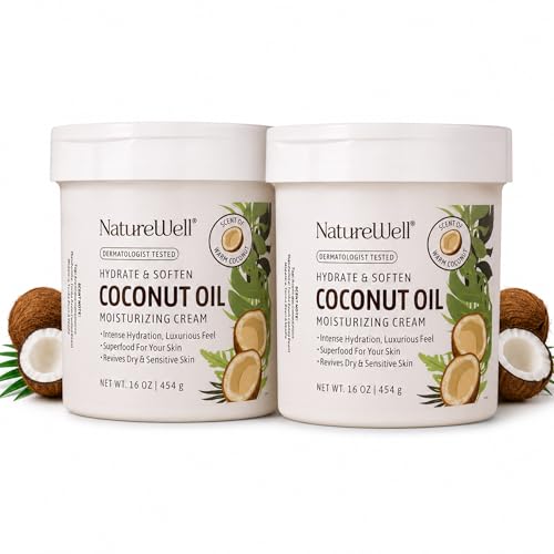 NATURE WELL Coconut Oil Moisturizing Cream for Dry Skin – Deep - Product Imagery