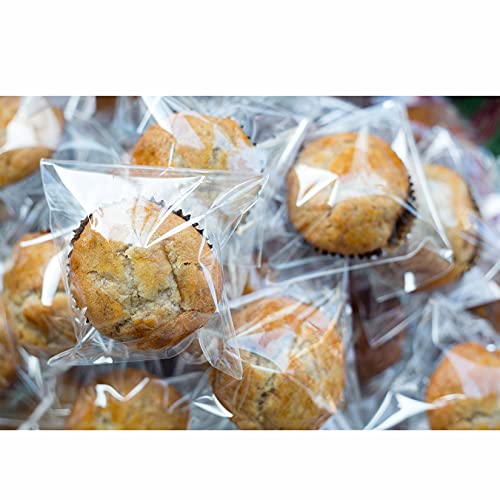 4x6 In Cookie Bags Clear Self Sealing Cellophane Treat Bags - Product Imagery