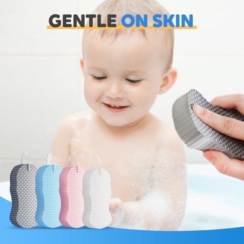 Magic Exfoliating Bath Sponge Body Scrubber, 2025 New Magic - Product Imagery