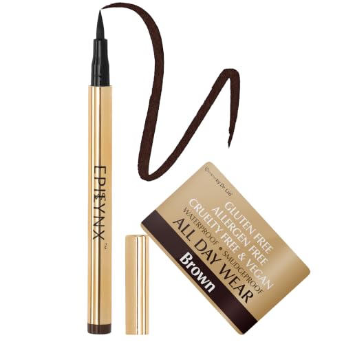 EPILYNX All Day Waterproof Liquid Eyeliner Brown 2mL - EPILYNX Official Imagery - 1