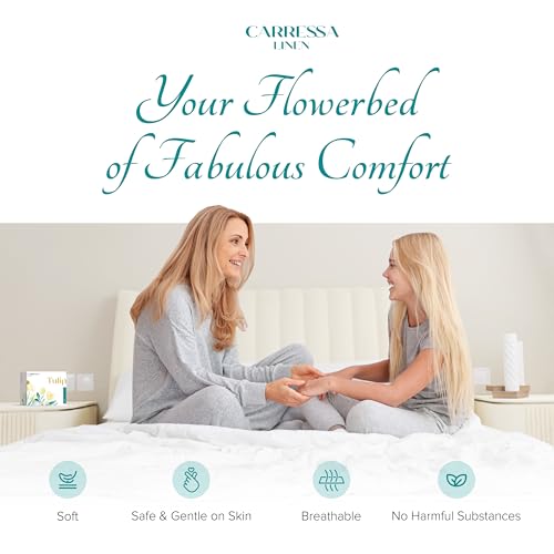 Carressa Linen 100% Egyptian Cotton King Size Sheets Set - 800 - Product Imagery