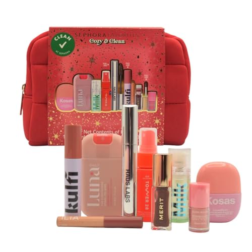 Sephora Cozy Clean Makeup Holiday Gift Set 9 Clean Beauty - SEPHORA Official Imagery - 1