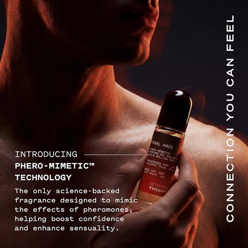 STRING THEORY Pheromone Roll On Cologne Oil for Men - Spicy & - Product Imagery