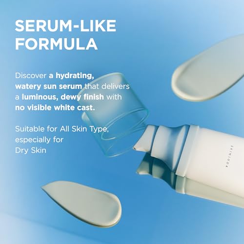 SKIN1004 Hyalu-Cica Water-Fit Sun Serum UV, SPF 50 Sunscreen, - Product Imagery