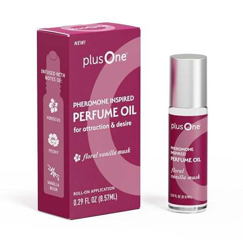 plusOne Pheromone Inspired Perfume Oil – Floral Vanilla Musk, - Product Imagery