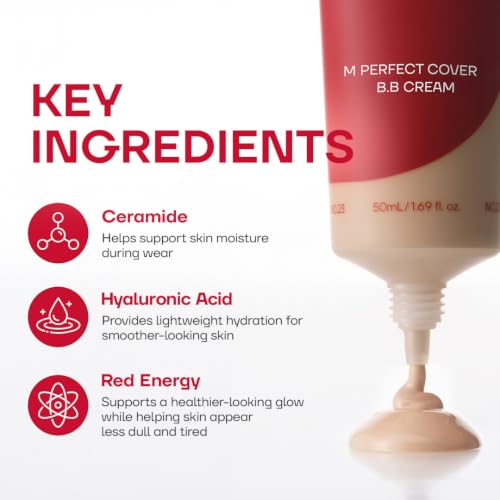 MISSHA M Perfect Cover BB Cream No.25 Warm Beige SPF 42 PA+++ - Product Imagery