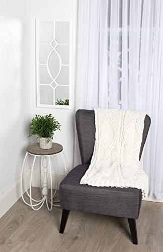 Kate and Laurel Cassat Casual Modern Window Wall Accent Mirror, - Product Imagery