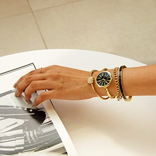Anne Klein Women's Bangle Watch and Bracelet Set - Product Imagery