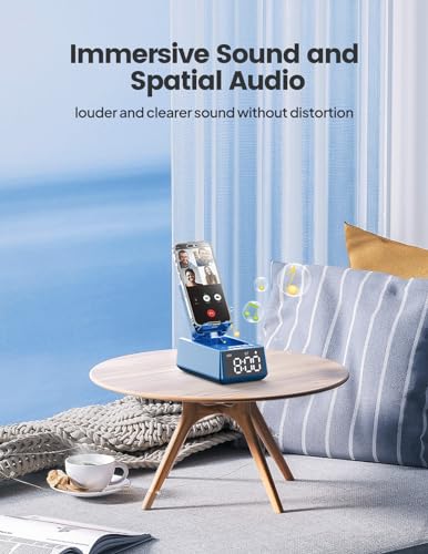 Birthday Gifts for Men Women, Cell Phone Stand Bluetooth Speaker - Product Imagery