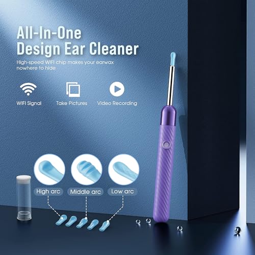 LEIPUT Ear Wax Removal Tool - Ear Cleaner with 1080P Camera - - Product Imagery