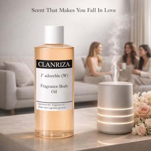 4 Fl Oz J'Adoreble Natural Fragrance Body Oil - Product Imagery