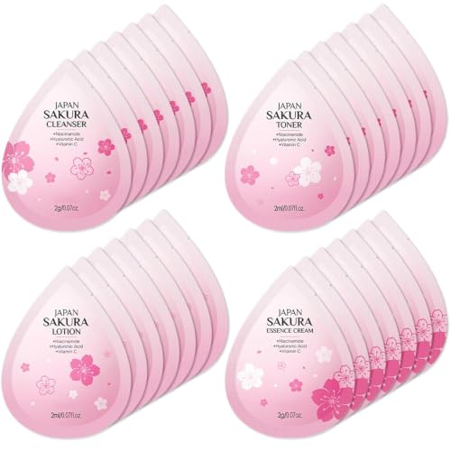 28 PCS Travel Mini Skin Care Set, Mini Travel Items Including - Product Imagery