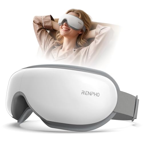 RENPHO Eyeris 1 Eye Massager with Heat, Heated Massage Eye Mask - Product Imagery