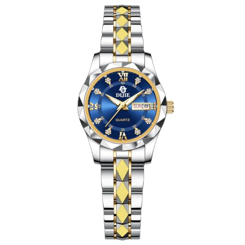 Men Women Stainless Steel Quartz Watch, Business Dress Wrist - Product Imagery