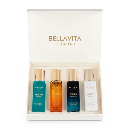 Bellavita Luxury Unisex Perfume Gift Set with Honey White - Bella Vita Luxury Official Imagery - 1