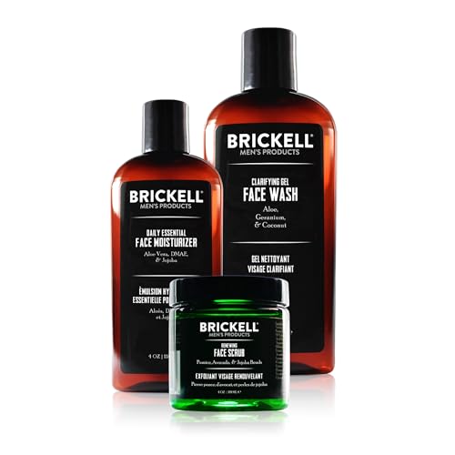 Brickell Men's Daily Advanced Face Care Routine I, Gel Facial - Product Imagery