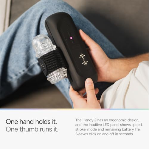 HANDY The 2 Interactive Adult Massager with up to 1-Hour Battery - Product Imagery