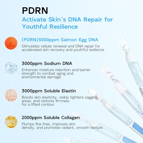 Salmon DNA PDRN Anti-Aging Serum, 5000ppm Salmon Egg DNA - Product Imagery
