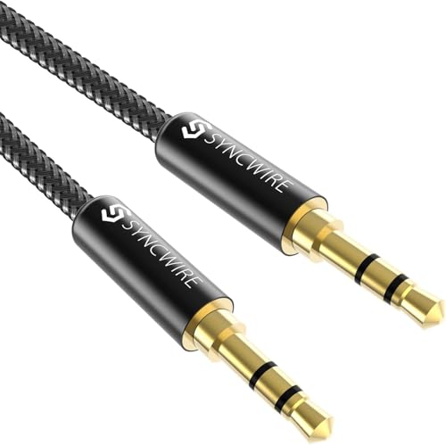 Syncwire 3.5mm Nylon Braided Aux Cable  , Audio Auxiliary Input A - SYNCWIRE Official Product View 1
