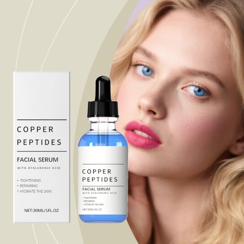 Blue Copper Peptide Serum for face,Copper Tripeptide Serum with - Product Imagery
