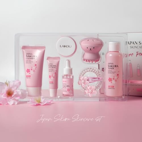 1 Pack Skin Care Set, Containing Facial Cleanser + Toner + Serum - Product Imagery