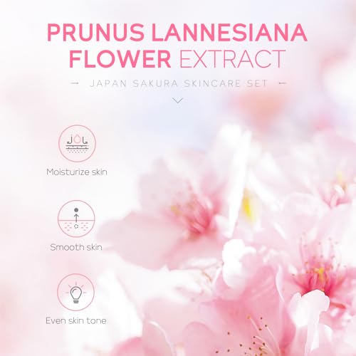 LAIKOU Skin Care Set JAPAN SAKURA Women Beauty Gift Sets Skin - Product Imagery