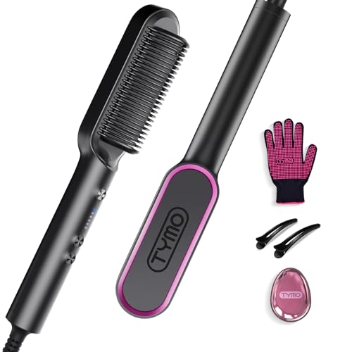 TYMO Hair Straightener Brush Hot Comb Hair Straighteners for - TYMO Official Imagery - 1