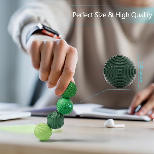 Silicone Magnetic Balls Fidget Toys for Adults & Teens,4PCS - Product Imagery