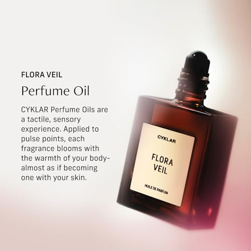 CYKLAR Perfume Oil for Skin – Flora Veil Scent – Fresh, Clean & - Product Imagery