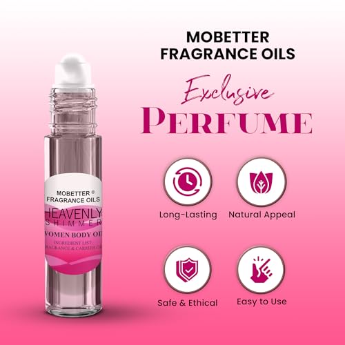 MOBETTER FRAGRANCE OILS Heavenly Shimmer Fragrance Body Oil for - Product Imagery