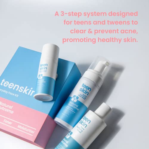 Teen Skin Care Kit 3-Step | Acne Face Wash Skin Care Regimen | - Product Imagery