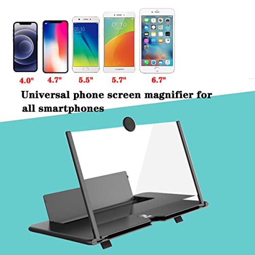 12" Phone Screen Magnifier, Screen Amplifier 3D HD Screen - Product Imagery