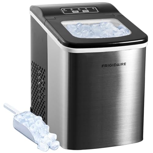 Frigidaire Compact Countertop Ice Maker, Makes 26 Lbs. of Bullet - Product Imagery
