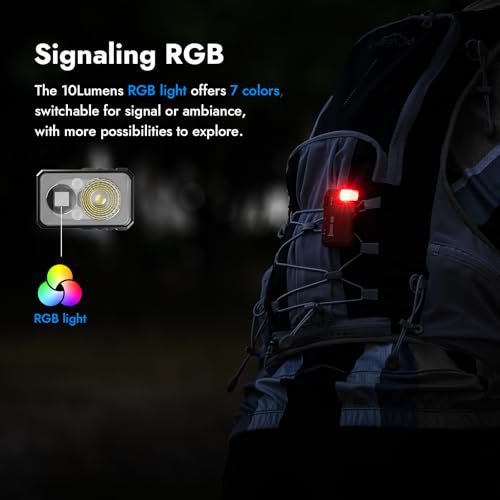 WUBEN G5 Rechargeable EDC Flashlight, Mini Flat Bright Pocket - Product Imagery
