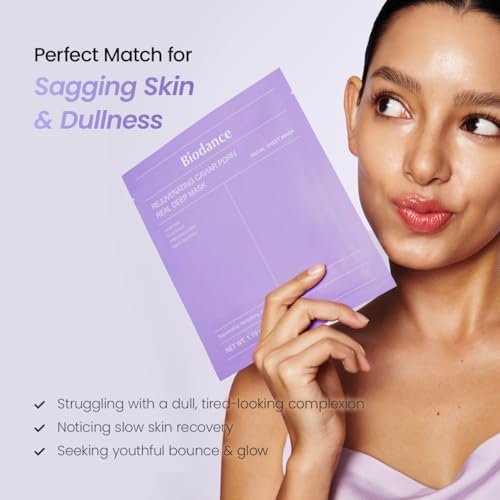 BIODANCE Rejuvenating Caviar PDRN Real Deep Mask, Overnight - Product Imagery