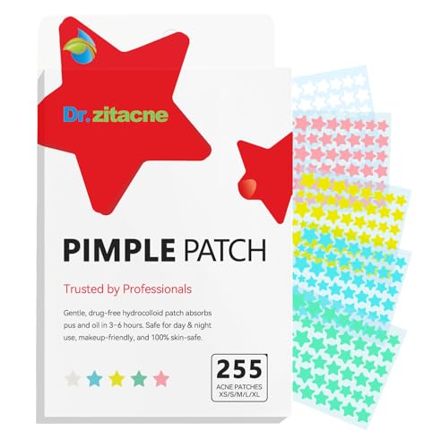 Pimple Patches for Face, Star Hydrocolloid Acne Patches - Product Imagery
