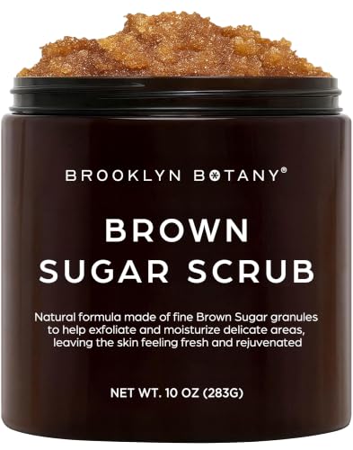 Brooklyn Botany Brown Sugar Body Scrub - Moisturizing and Exfoliating Body & Fa - Brooklyn Botany Official Product View 1