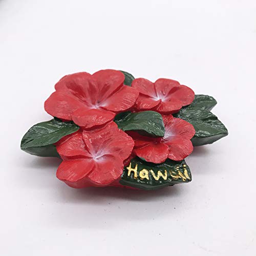 Hawaii Flower 3D USA Refrigerator Magnet Tourist Travel - Product Imagery